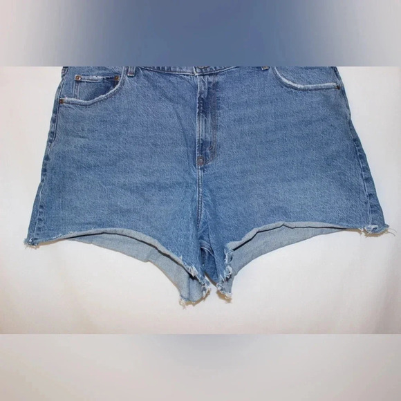 Abercrombie & Fitch The Dad Denim 5” Shorts Size 35/20 - Picture 6 of 12